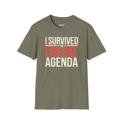 I Survived the Liberal Agenda - Conservative Victory Statement T-Shirt