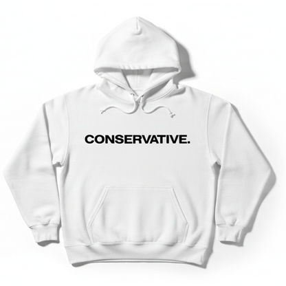 Conservative Message Hooded Sweatshirt - Patriotic Statement Comfort Wear