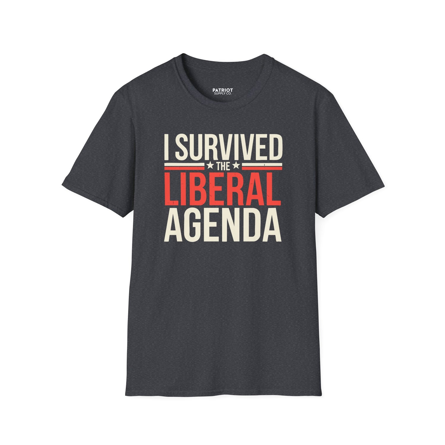 I Survived the Liberal Agenda - Conservative Victory Statement T-Shirt