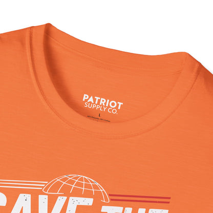 Save The Planet, Deport A Liberal - Conservative Environmental Humor T-Shirt