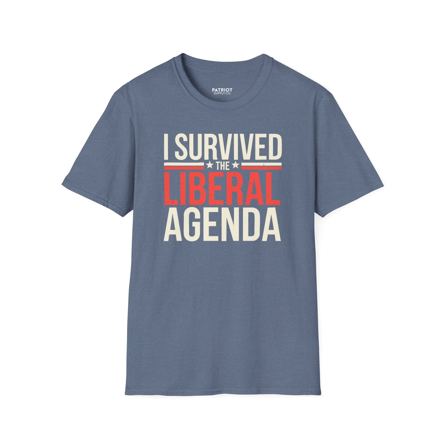 I Survived the Liberal Agenda - Conservative Victory Statement T-Shirt