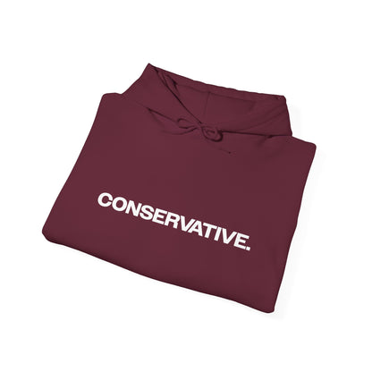 Conservative Message Hooded Sweatshirt - Patriotic Statement Comfort Wear