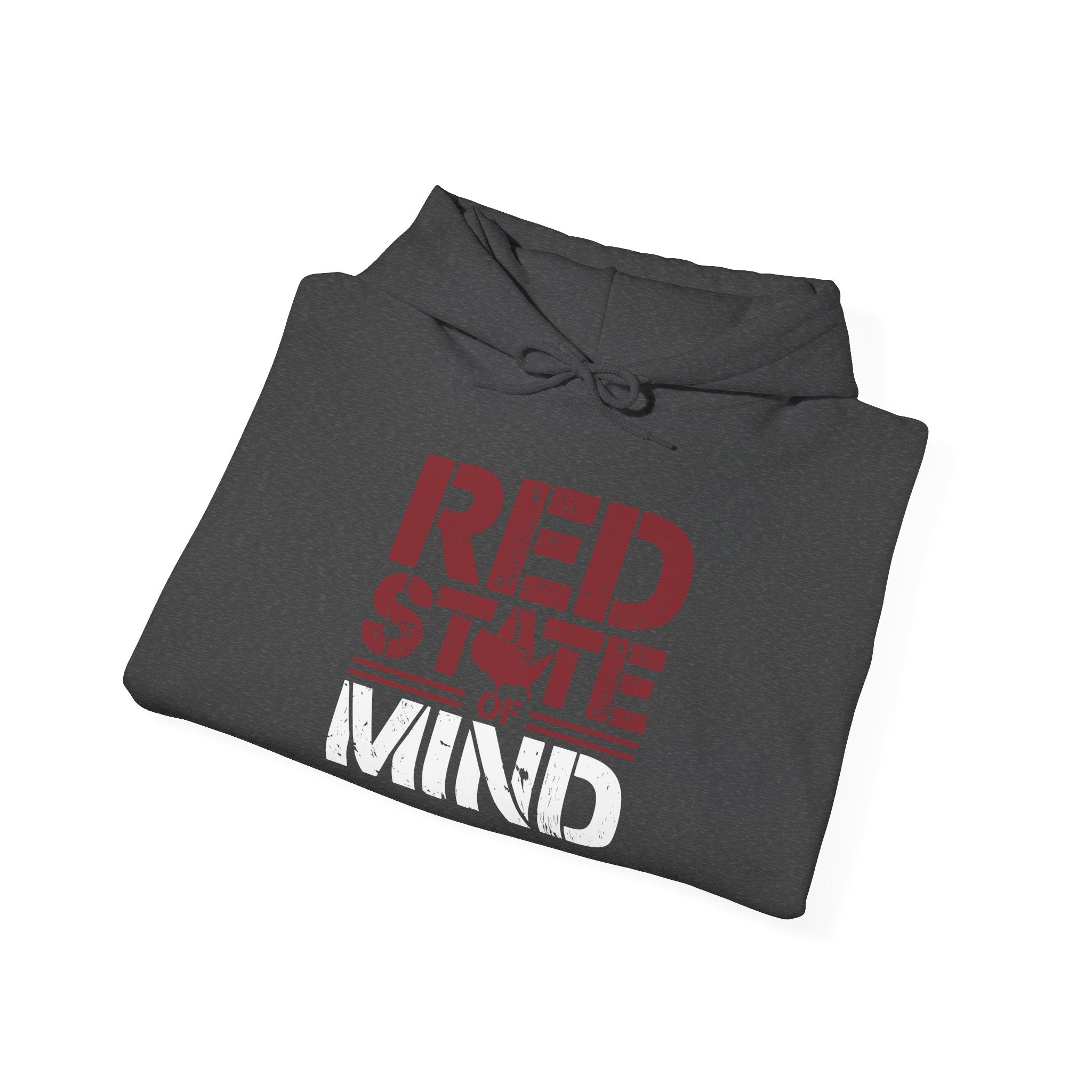 Red State of Mind Hooded Sweatshirt - Conservative Values Comfort Wear