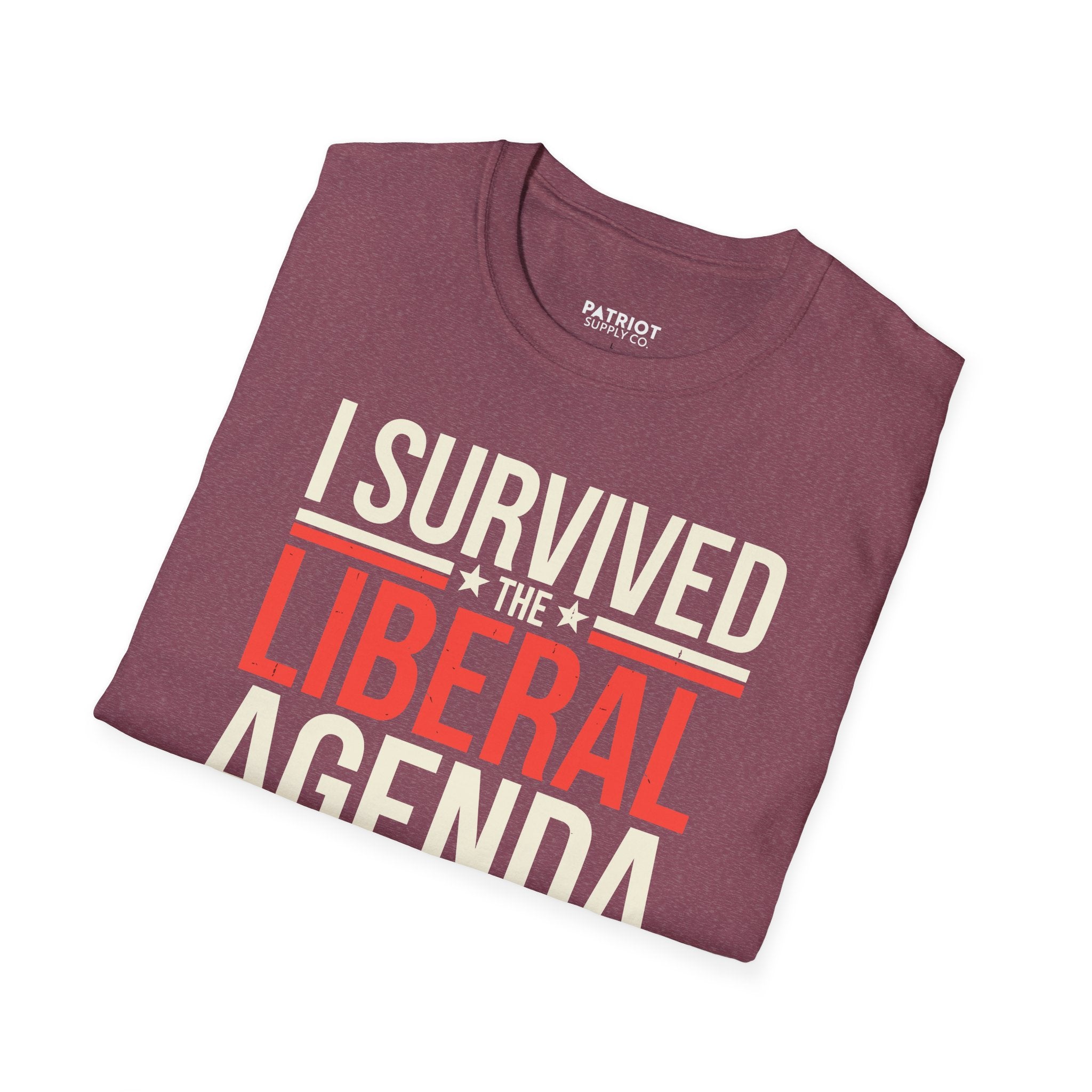 I Survived the Liberal Agenda - Conservative Victory Statement T-Shirt
