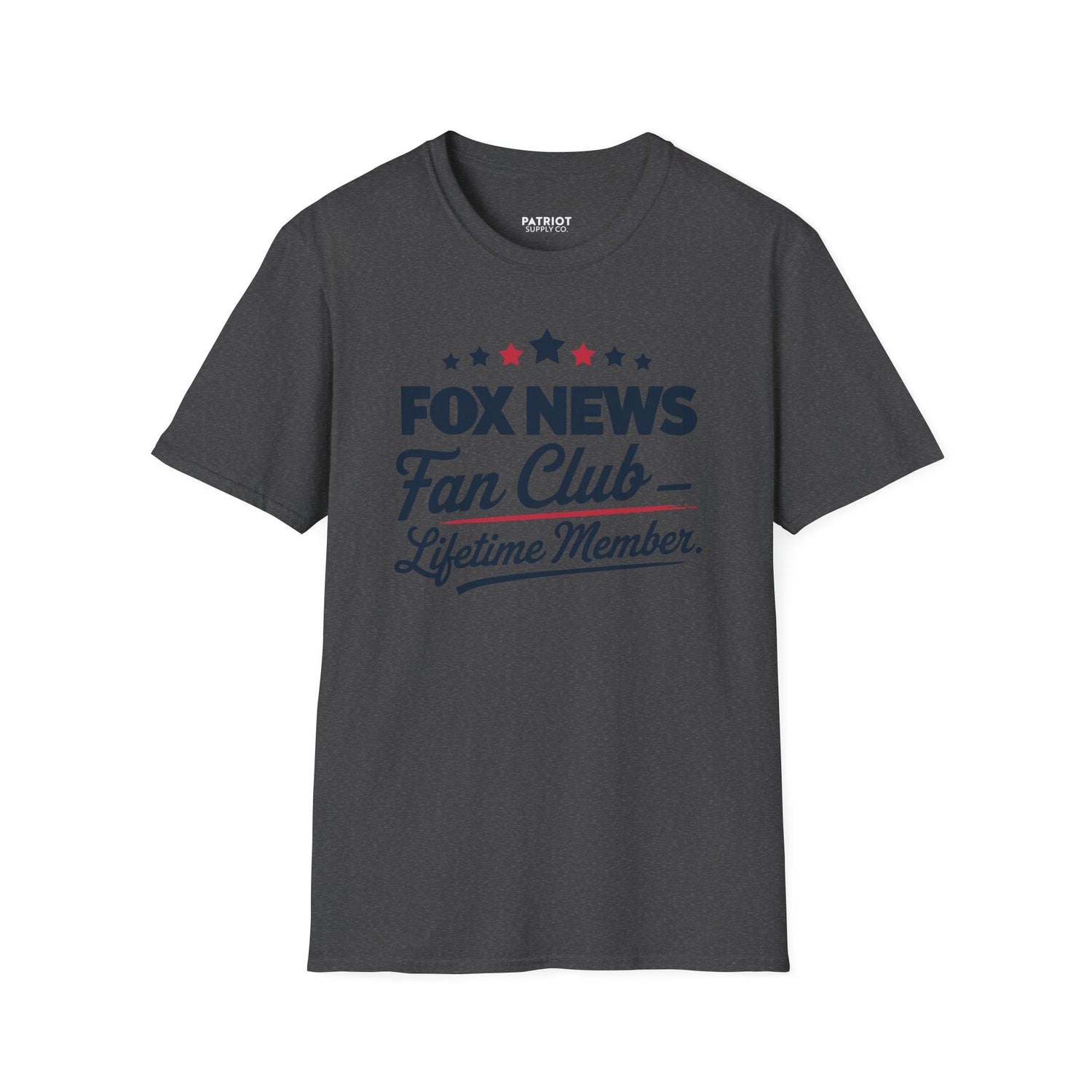 Fox News Fan Club Lifetime Member - Conservative Media Pride T-Shirt