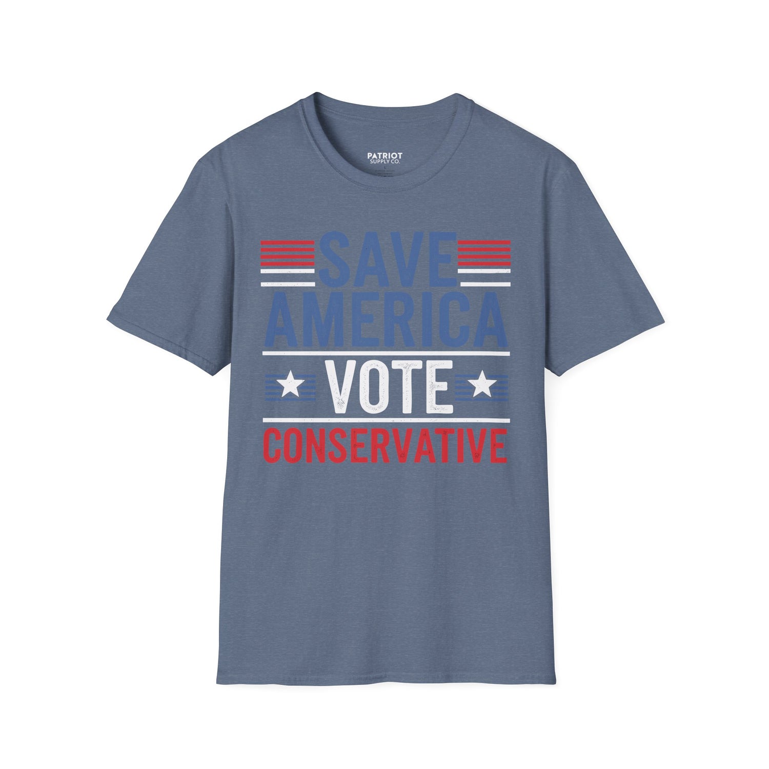 Save America Vote Conservative - Patriotic Election Statement T-Shirt