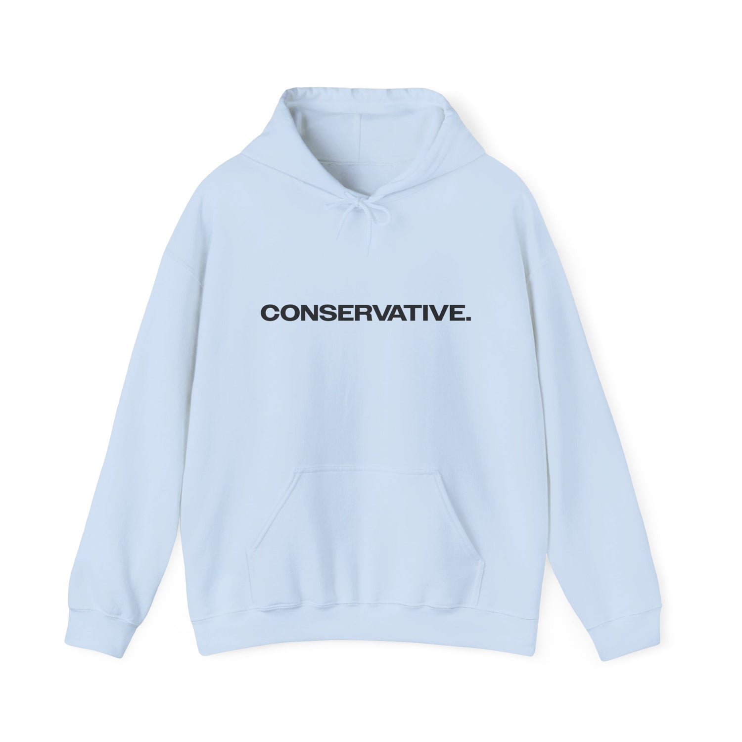 Conservative Message Hooded Sweatshirt - Patriotic Statement Comfort Wear