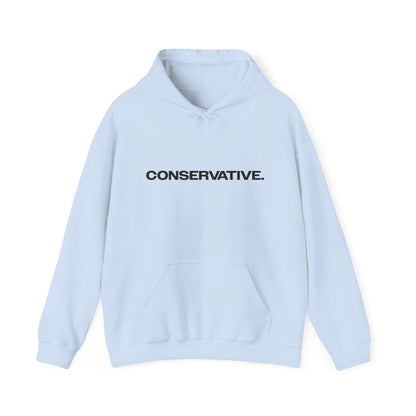 Conservative Message Hooded Sweatshirt - Patriotic Statement Comfort Wear