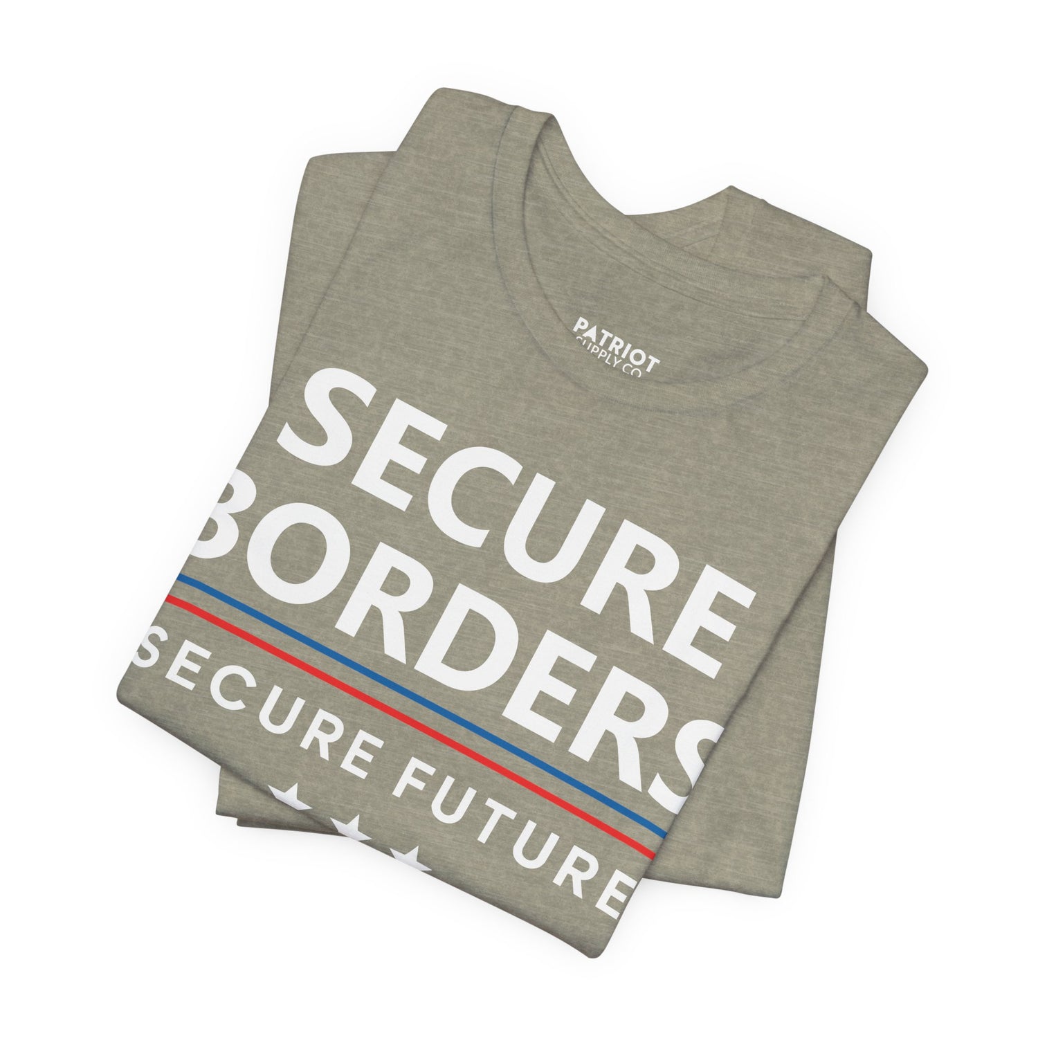 Secure Borders T-Shirt - Immigration Control Statement Tee | Conservative Border Security Apparel
