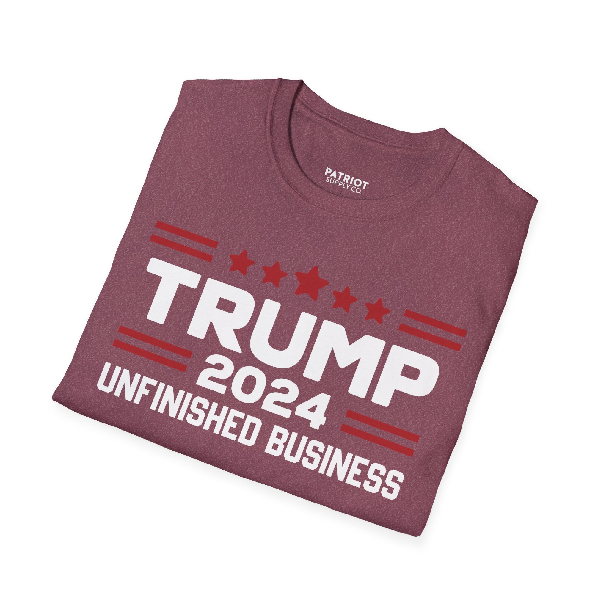 Trump 2024 Unfinished Business - Bold Political Statement T-Shirt