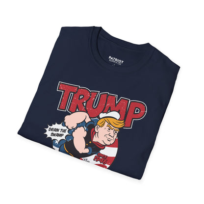 Trump Patriot Man - Conservative American Hero Statement T-Shirt
