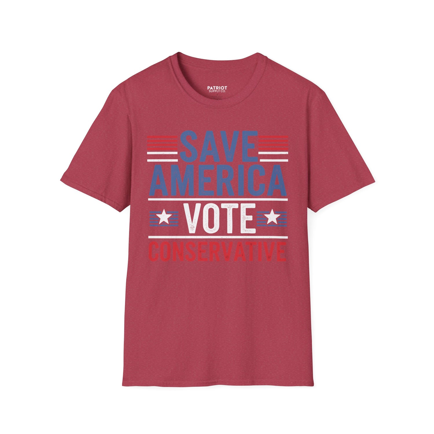 Save America Vote Conservative - Patriotic Election Statement T-Shirt