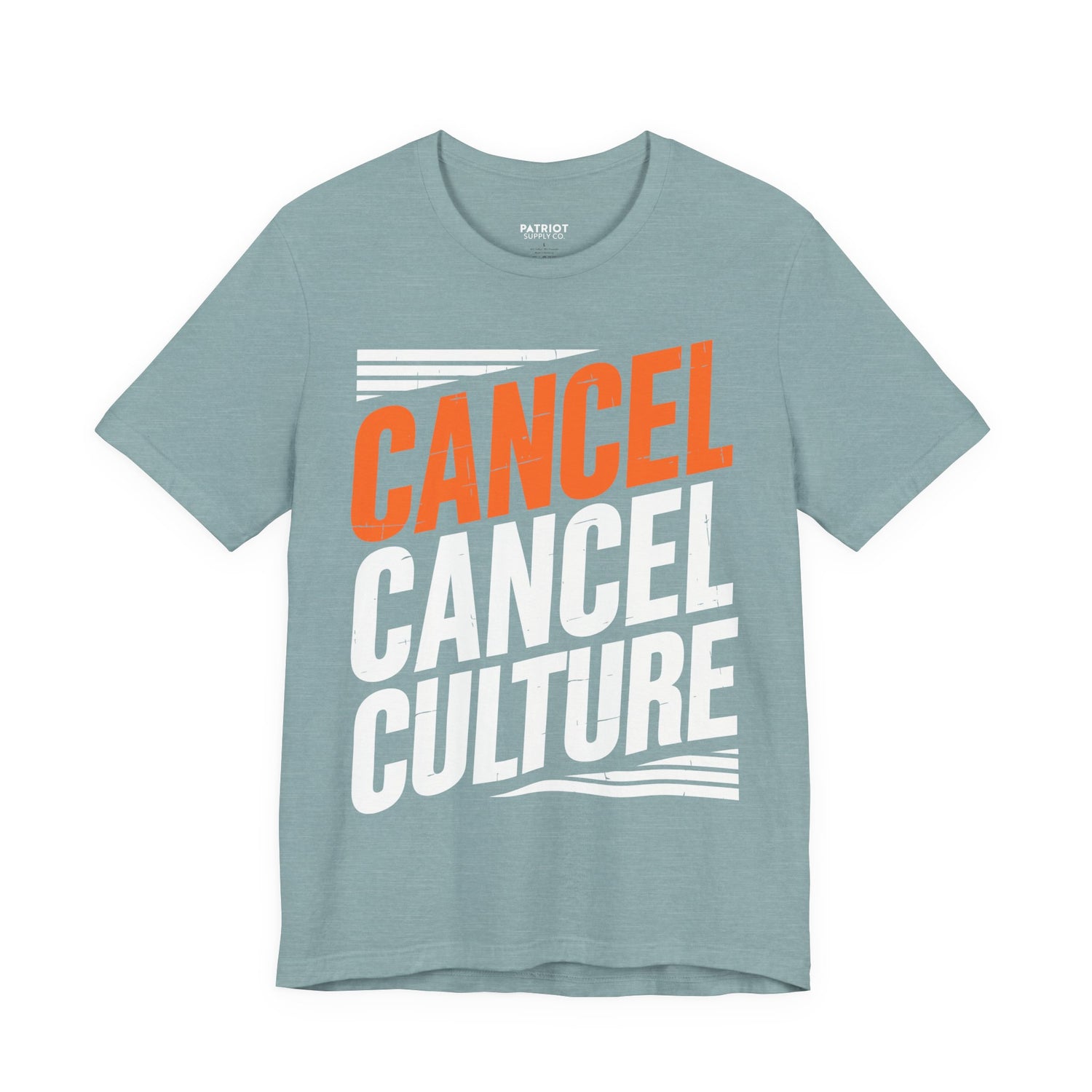 Cancel Culture Statement T-Shirt - Anti-Cancel Culture Conservative Tee | Free Speech Defense Apparel