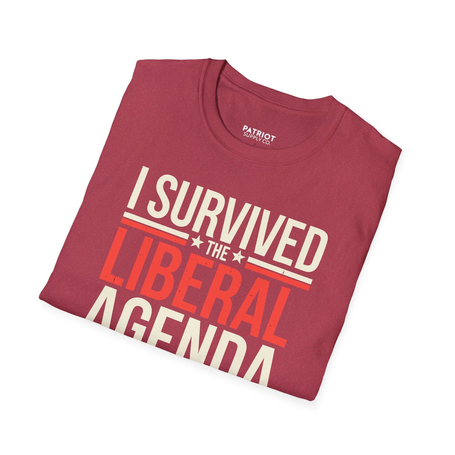 I Survived the Liberal Agenda - Conservative Victory Statement T-Shirt