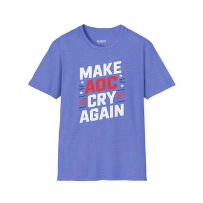 Make AOC Cry Again - Conservative Anti-Socialist Statement T-Shirt