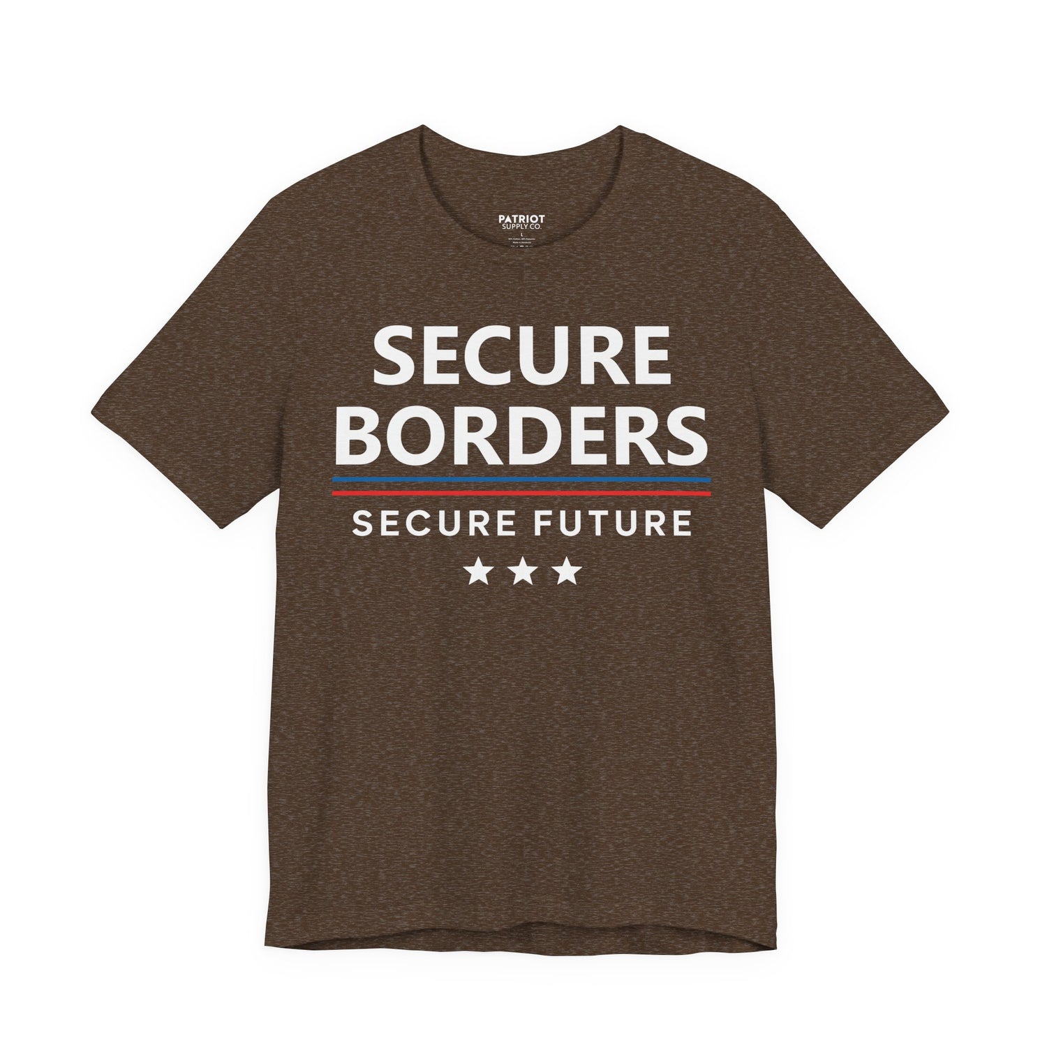 Secure Borders T-Shirt - Immigration Control Statement Tee | Conservative Border Security Apparel