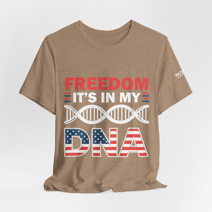 Freedom DNA T-Shirt - Patriotic Independence Day Tee | Conservative American Pride Apparel