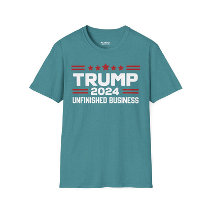 Trump 2024 Unfinished Business - Bold Political Statement T-Shirt
