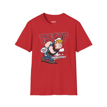 Trump Patriot Man - Conservative American Hero Statement T-Shirt