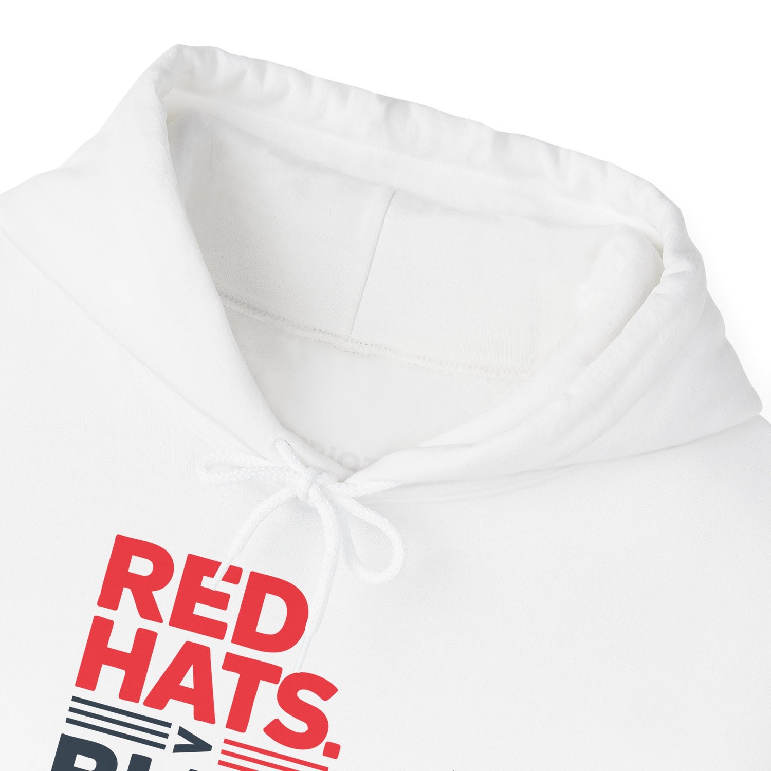 Red Hats &gt; Blue States Hooded Sweatshirt - Conservative State Pride Comfort Wear