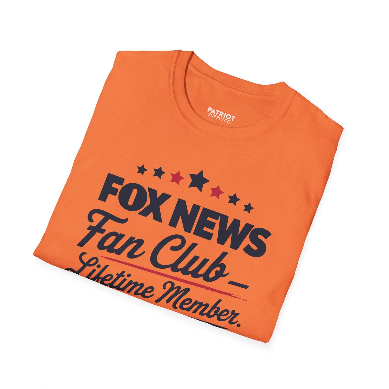 Fox News Fan Club Lifetime Member - Conservative Media Pride T-Shirt
