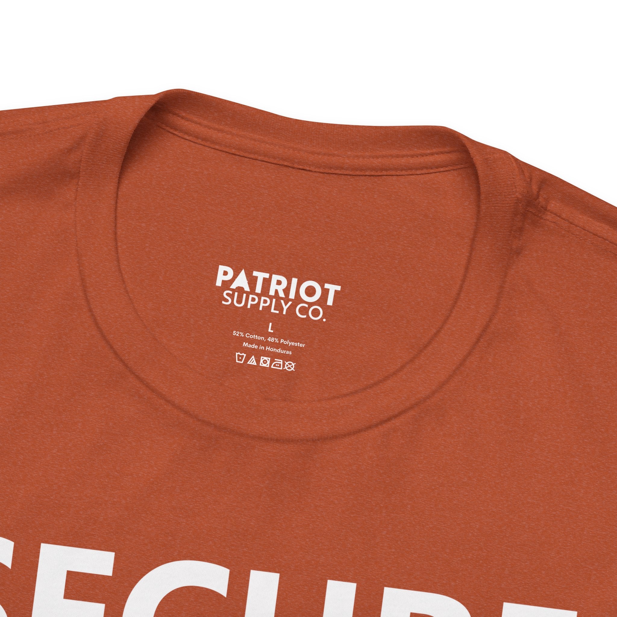 Secure Borders T-Shirt - Immigration Control Statement Tee | Conservative Border Security Apparel