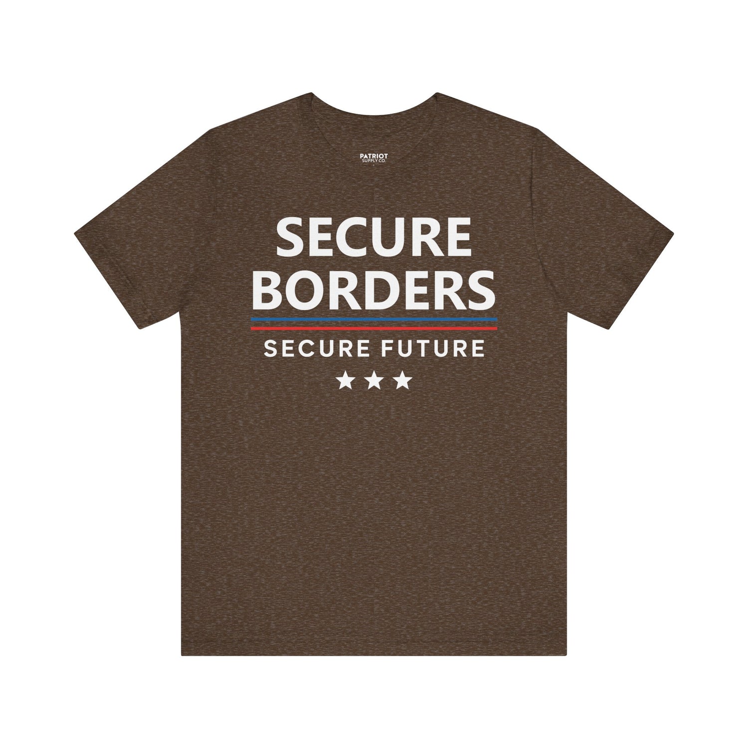 Secure Borders T-Shirt - Immigration Control Statement Tee | Conservative Border Security Apparel