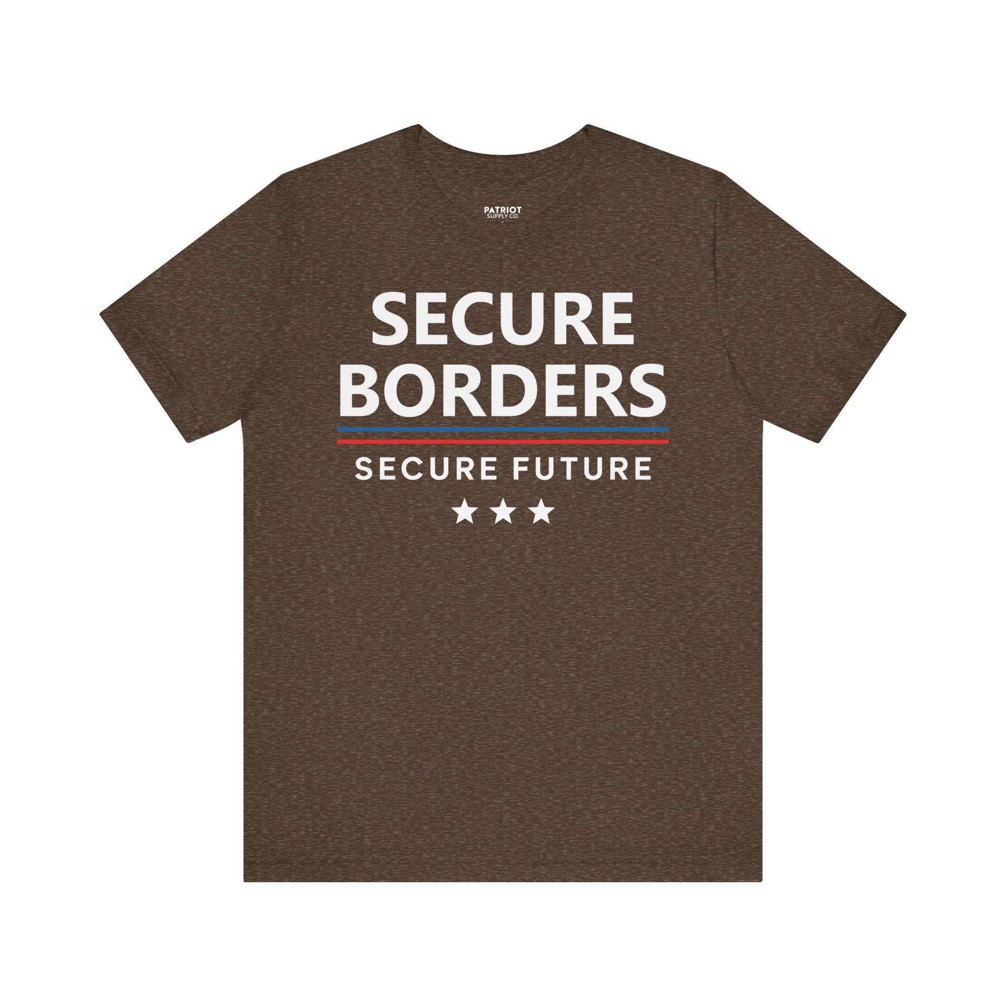 Secure Borders T-Shirt - Immigration Control Statement Tee | Conservative Border Security Apparel