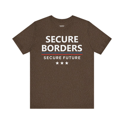 Secure Borders T-Shirt - Immigration Control Statement Tee | Conservative Border Security Apparel