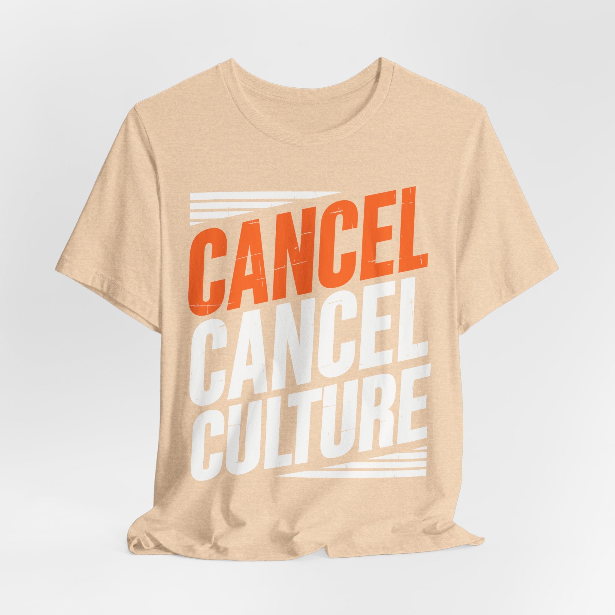 Cancel Culture Statement T-Shirt - Anti-Cancel Culture Conservative Tee | Free Speech Defense Apparel
