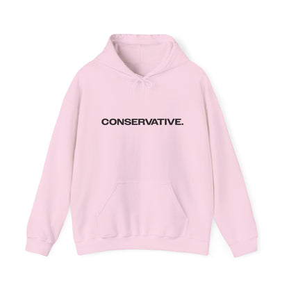 Conservative Message Hooded Sweatshirt - Patriotic Statement Comfort Wear