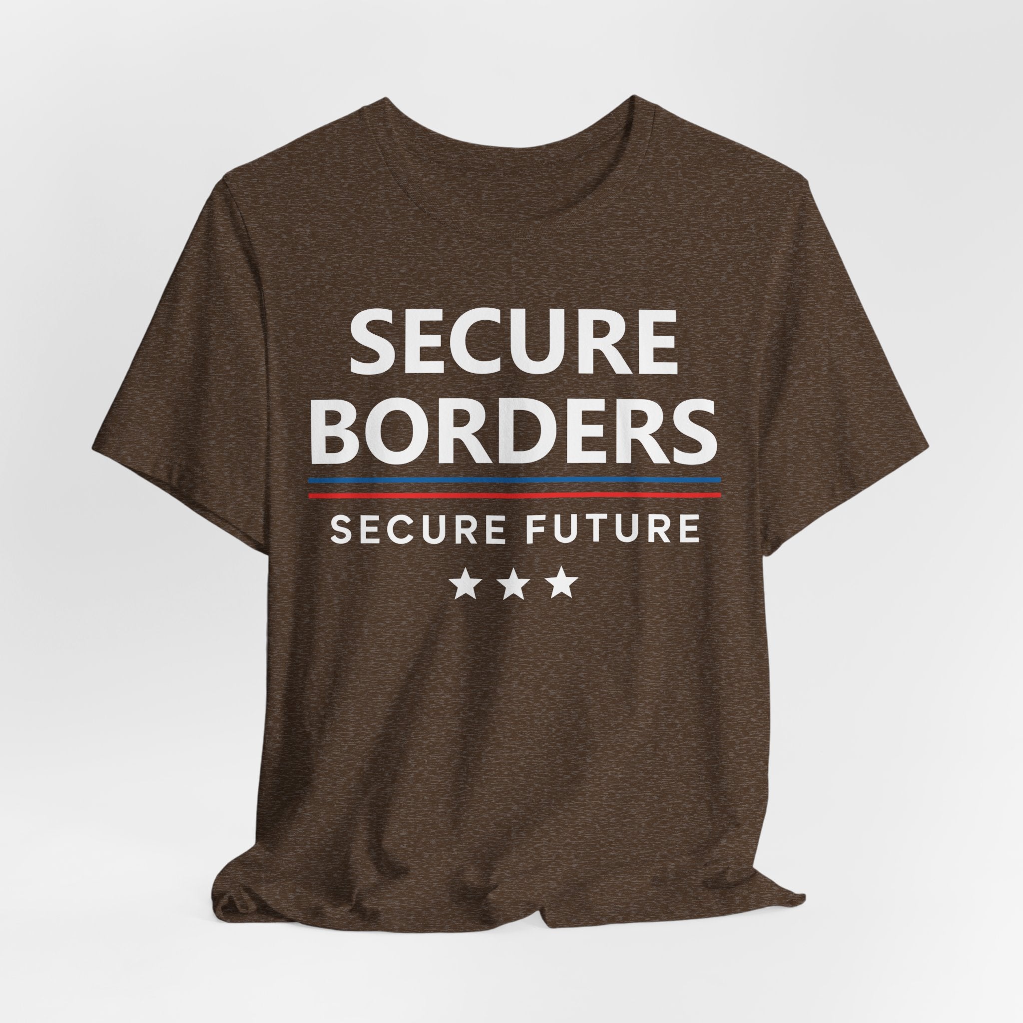 Secure Borders T-Shirt - Immigration Control Statement Tee | Conservative Border Security Apparel
