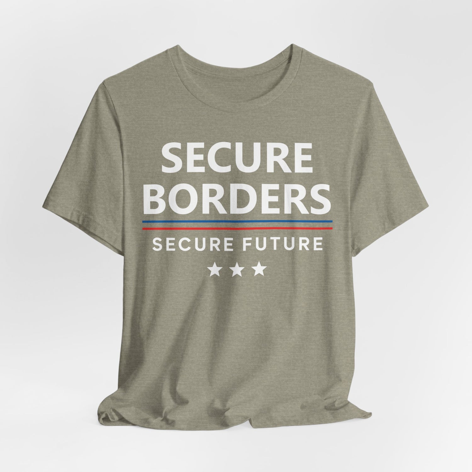 Secure Borders T-Shirt - Immigration Control Statement Tee | Conservative Border Security Apparel