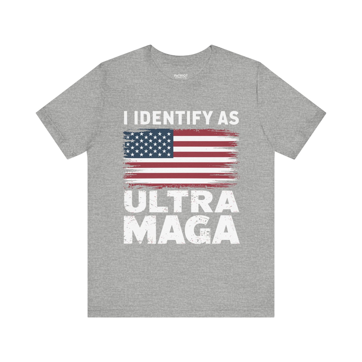 I Identify as Ultra MAGA T-Shirt - Conservative Identity Statement Tee | Patriotic Political Pride Apparel