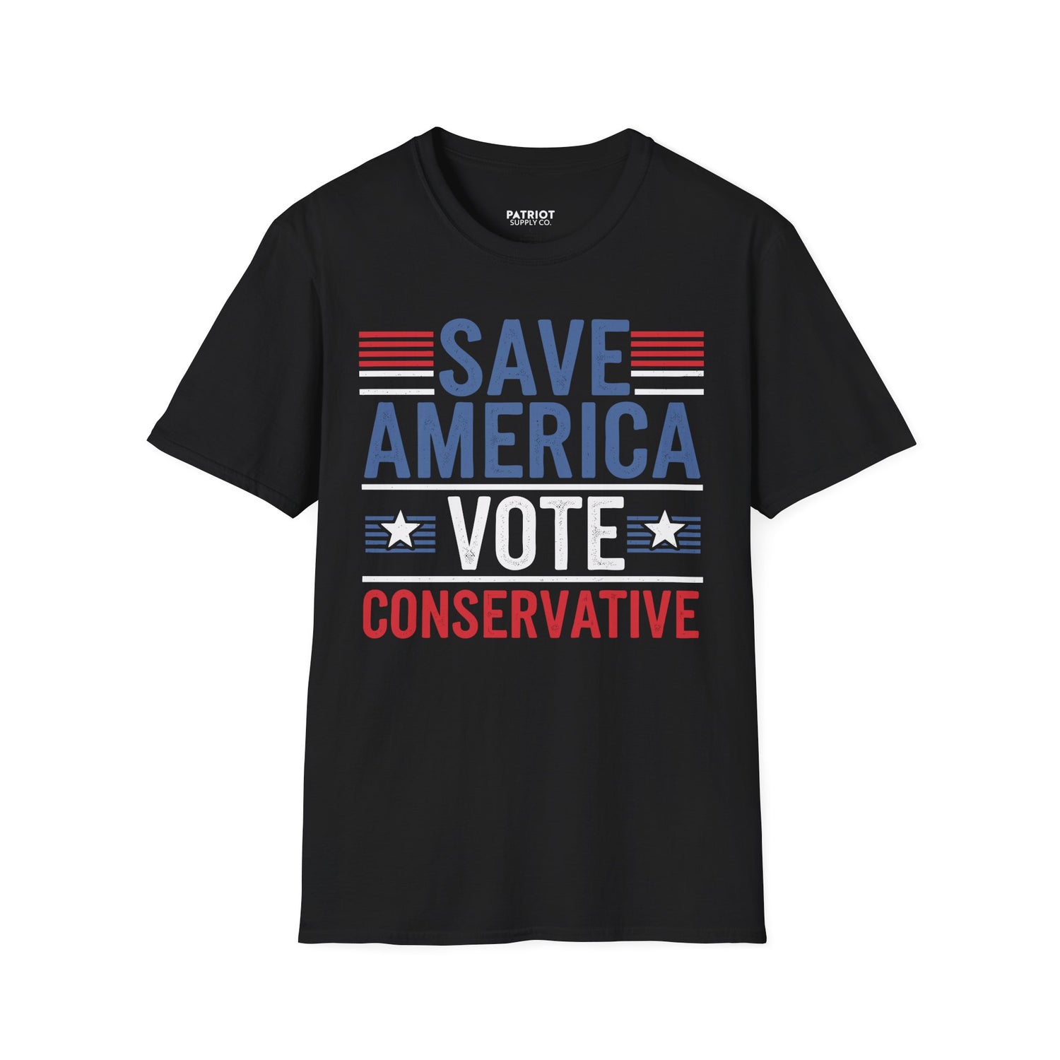 Save America Vote Conservative - Patriotic Election Statement T-Shirt