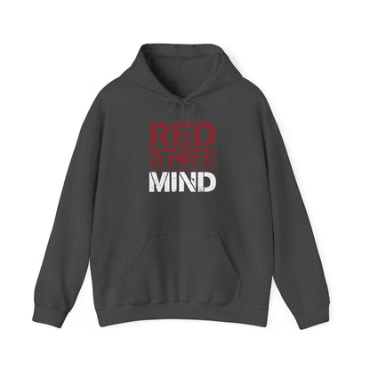 Red State of Mind Hooded Sweatshirt - Conservative Values Comfort Wear