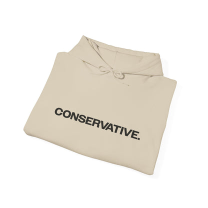 Conservative Message Hooded Sweatshirt - Patriotic Statement Comfort Wear