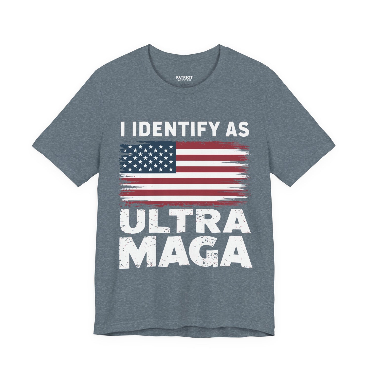I Identify as Ultra MAGA T-Shirt - Conservative Identity Statement Tee | Patriotic Political Pride Apparel