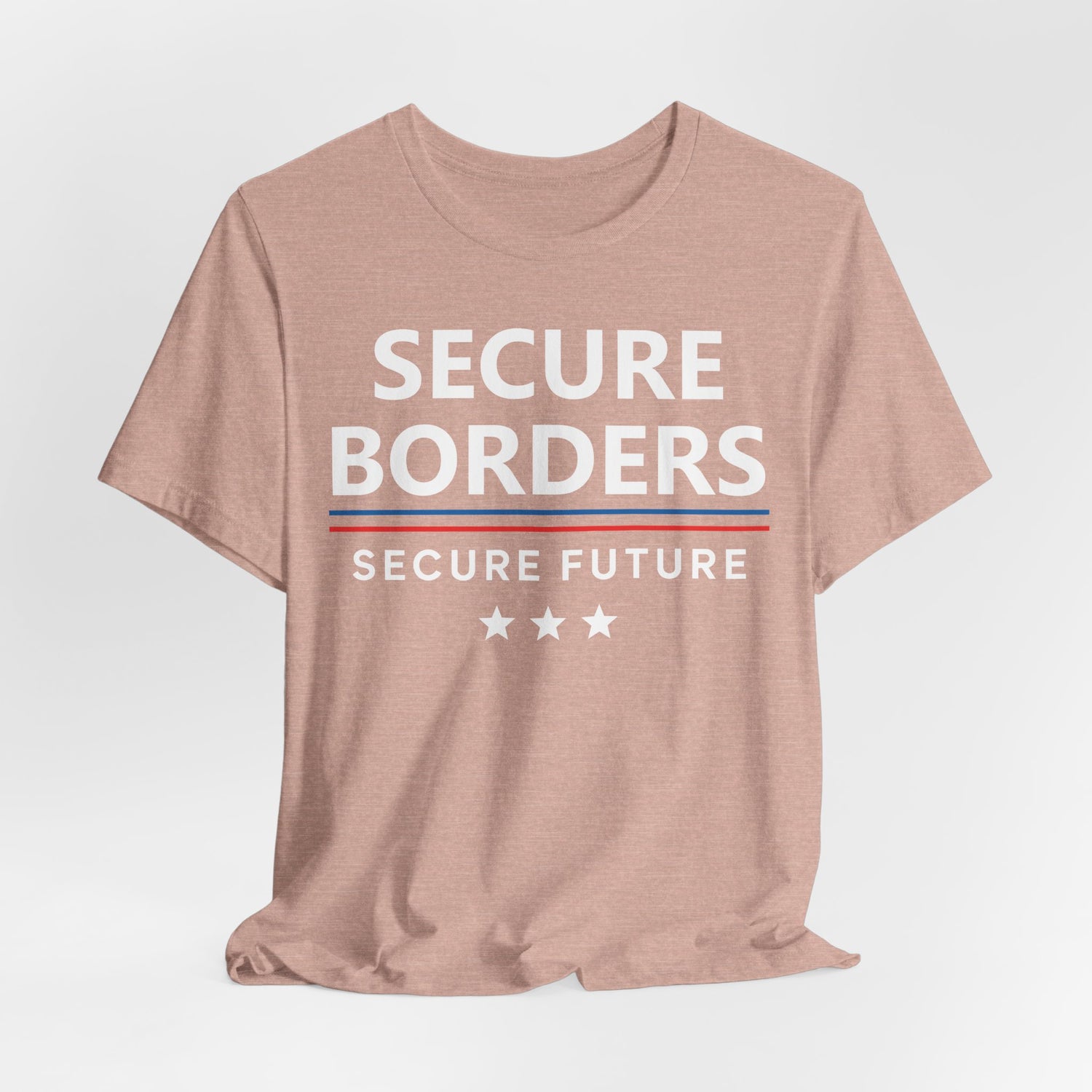 Secure Borders T-Shirt - Immigration Control Statement Tee | Conservative Border Security Apparel