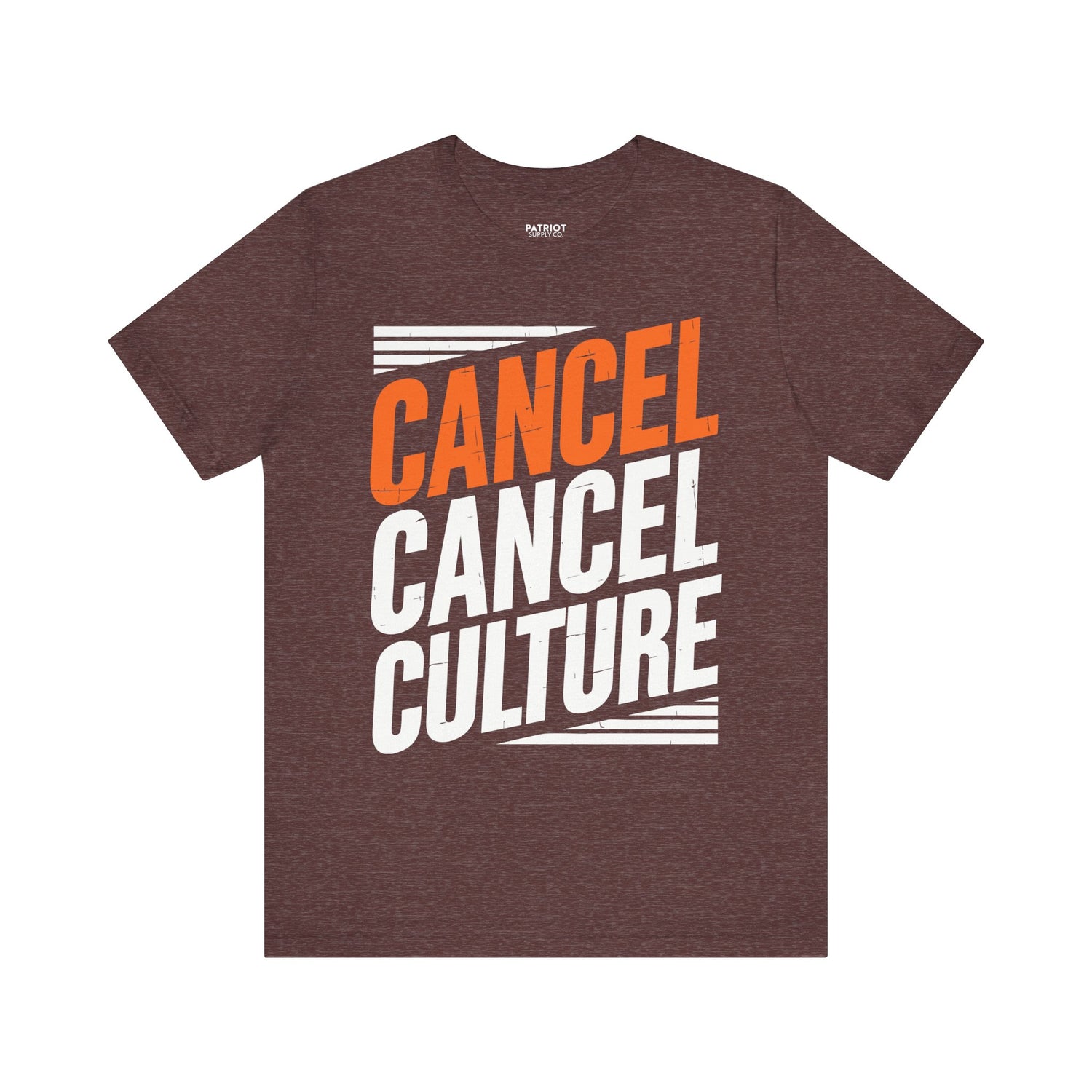 Cancel Culture Statement T-Shirt - Anti-Cancel Culture Conservative Tee | Free Speech Defense Apparel
