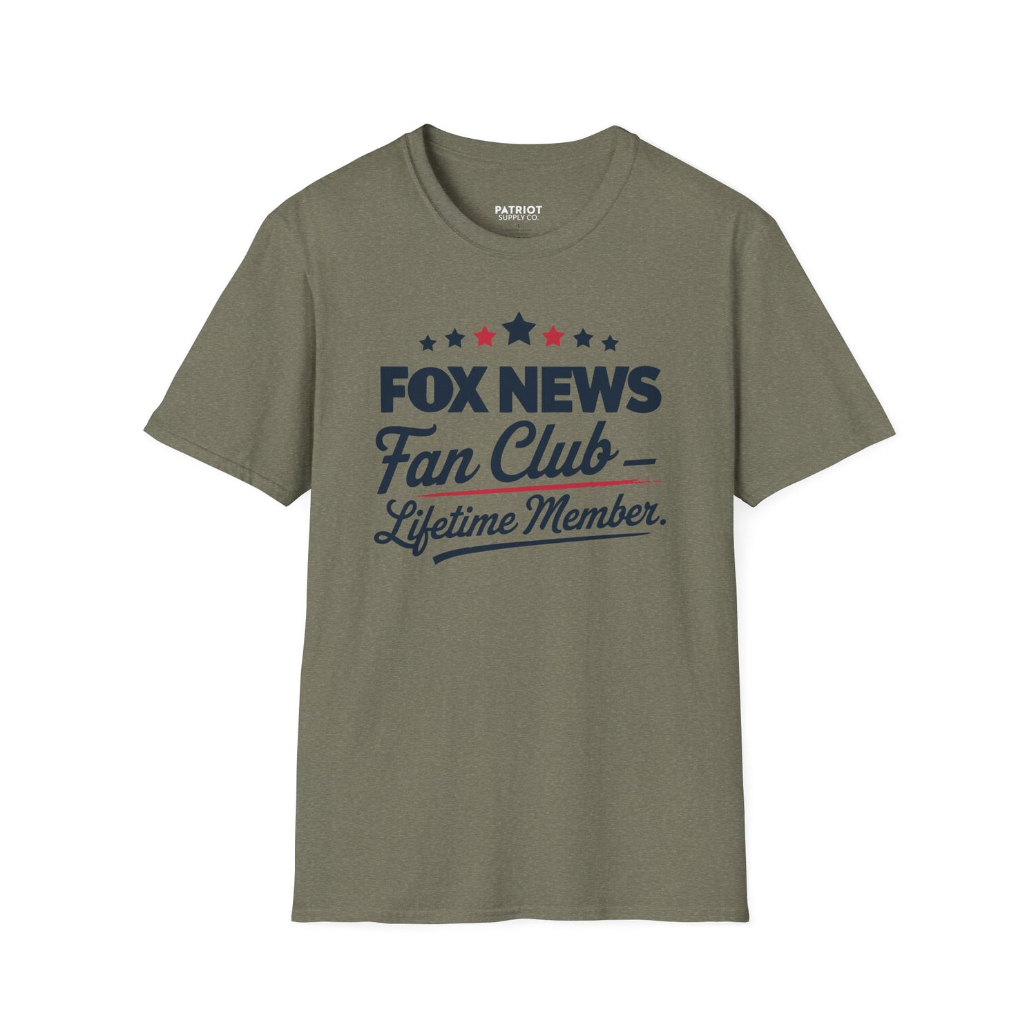 Fox News Fan Club Lifetime Member - Conservative Media Pride T-Shirt