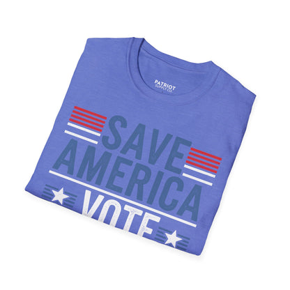 Save America Vote Conservative - Patriotic Election Statement T-Shirt