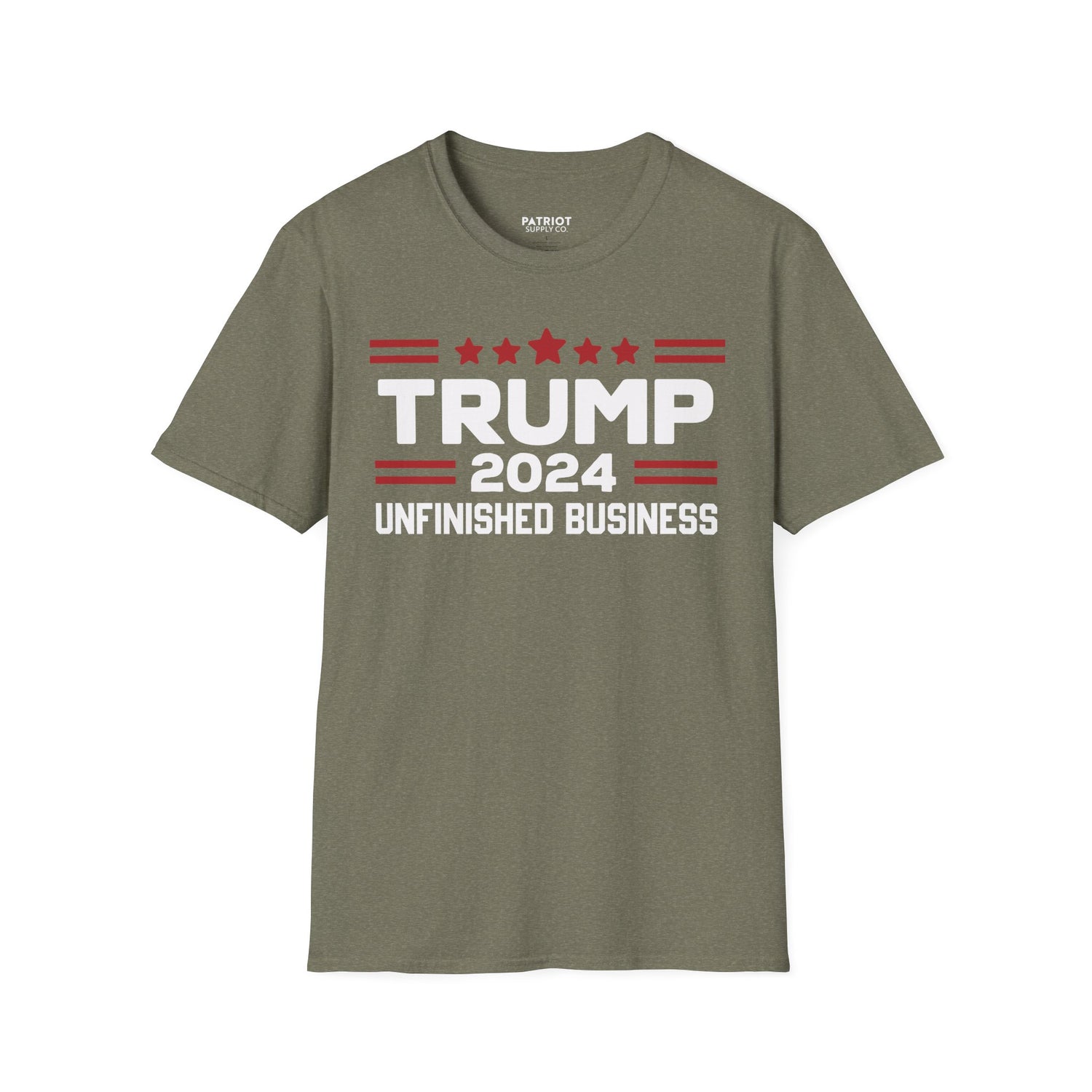Trump 2024 Unfinished Business - Bold Political Statement T-Shirt