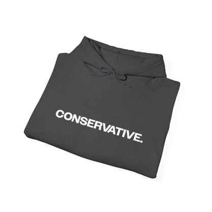Conservative Message Hooded Sweatshirt - Patriotic Statement Comfort Wear