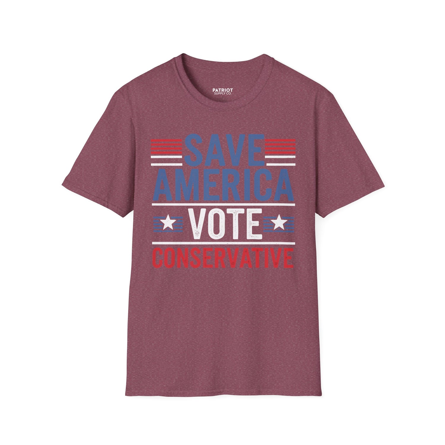 Save America Vote Conservative - Patriotic Election Statement T-Shirt