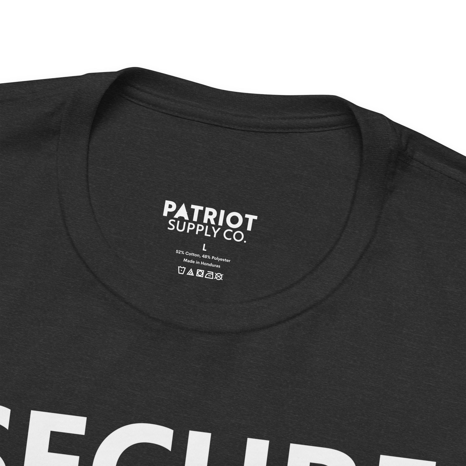 Secure Borders T-Shirt - Immigration Control Statement Tee | Conservative Border Security Apparel