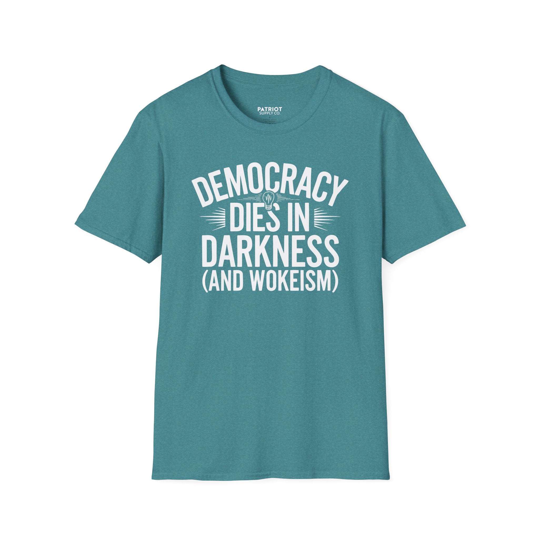 Democracy Dies In Darkness - Conservative Truth and Transparency T-Shirt