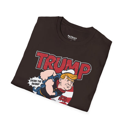 Trump Patriot Man - Conservative American Hero Statement T-Shirt