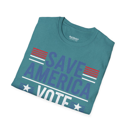 Save America Vote Conservative - Patriotic Election Statement T-Shirt