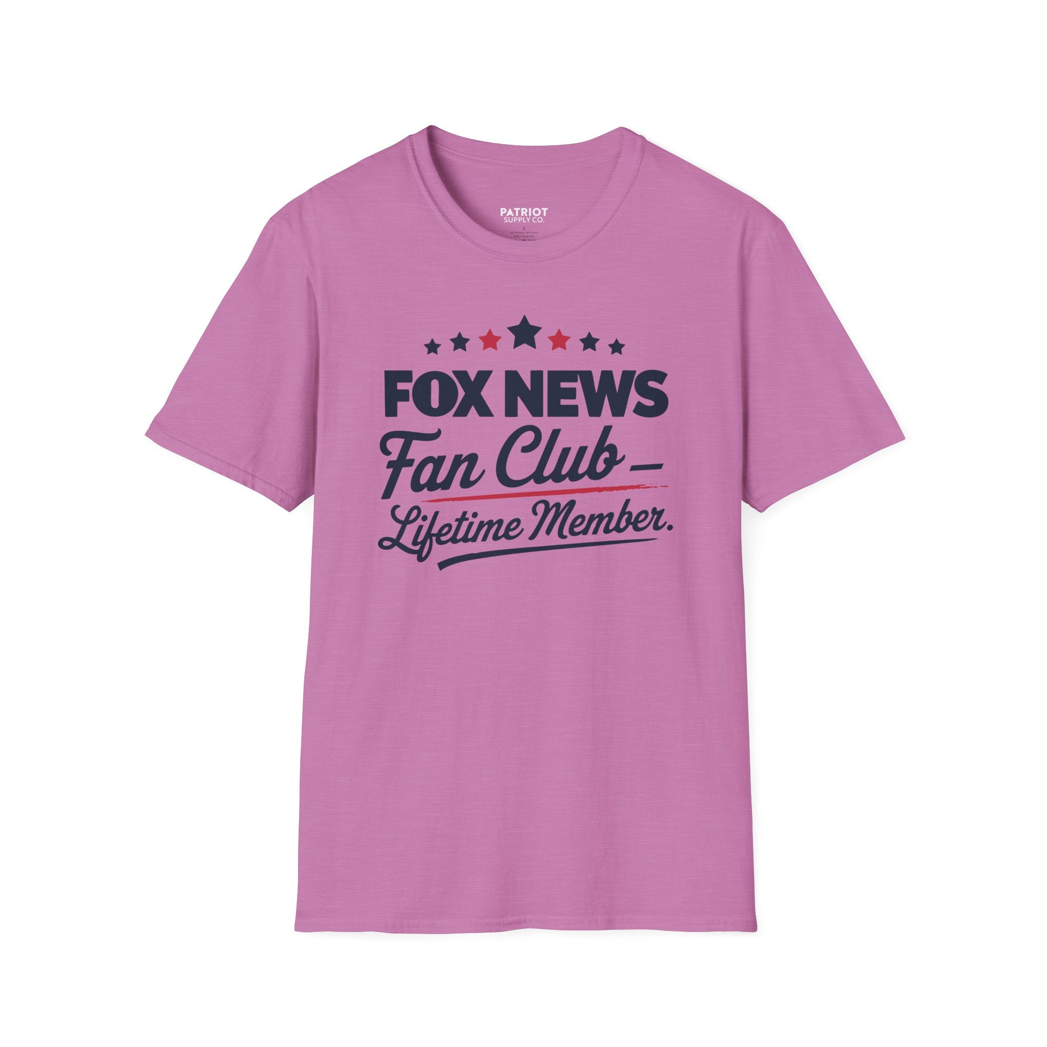 Fox News Fan Club Lifetime Member - Conservative Media Pride T-Shirt